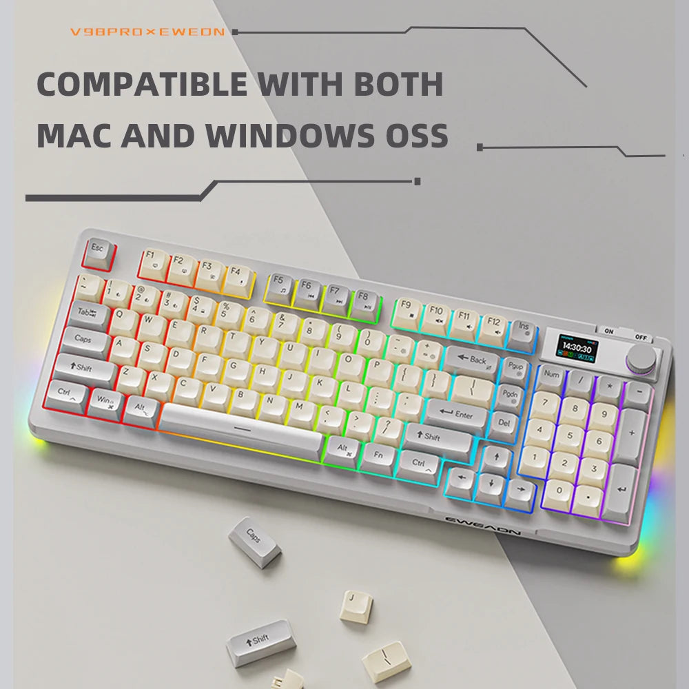 EWEADN V98 Wireless Membrane Keyboard
