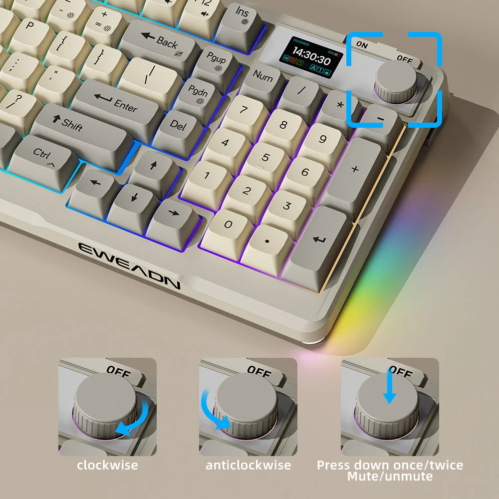 EWEADN V98 Wireless Membrane Keyboard