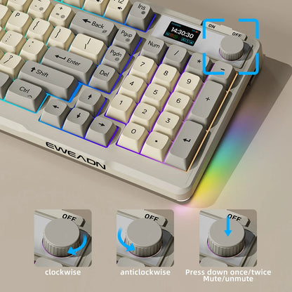 EWEADN V98 Wireless Membrane Keyboard