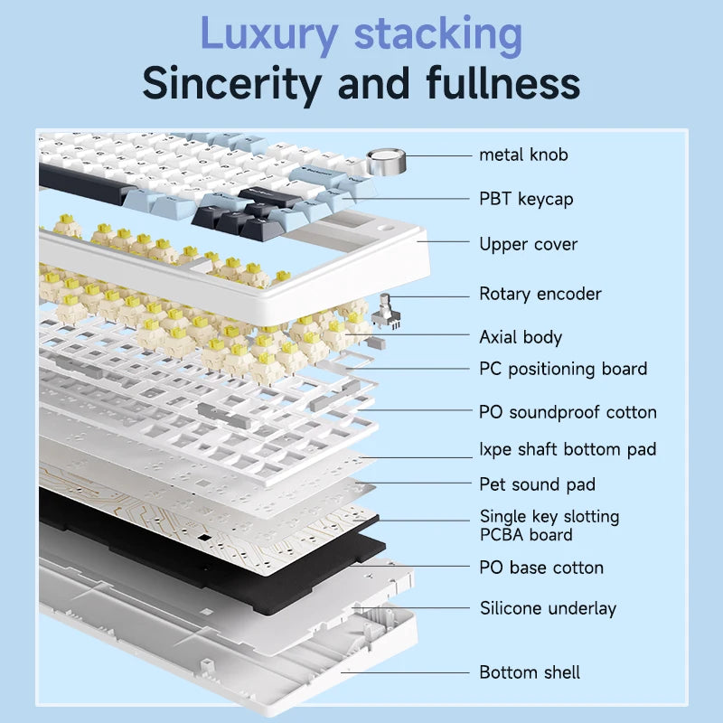 AULA F75 Wireless Mechanical Keyboard